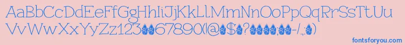 More about PineappleDaydreamDemo Font PineappleDaydreamDemo Font – Blue Fonts on Pink Background