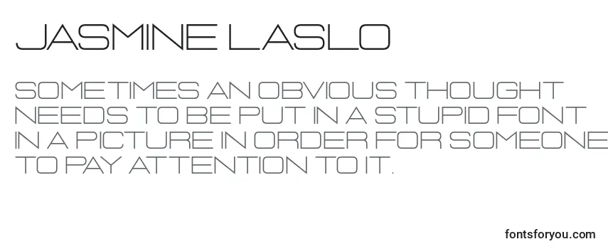 フォントJasmine Laslo