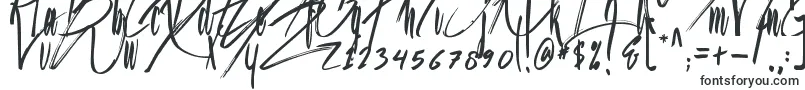 Шрифт Jason Statan – рисованные шрифты