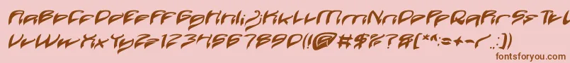 En savoir plus sur la police Java Island Bold Italic Police Java Island Bold Italic – polices brunes sur fond rose
