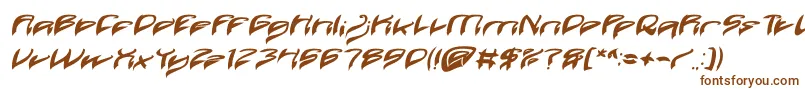 Java Island Bold Italic-fontti – ruskeat fontit