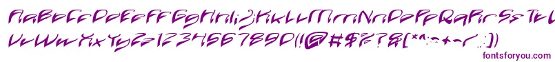 Java Island Italic-Schriftart – Violette Schriften