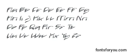 Schriftart Java Island Italic