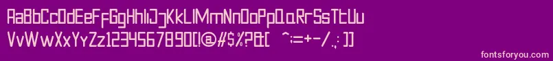 Javanese Neu Font – Pink Fonts on Purple Background