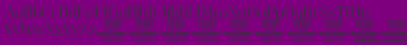 JaymontLi PERSONAL USE Font – Black Fonts on Purple Background