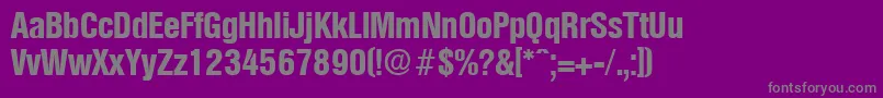 fuente OlympiaBoldcond – Fuentes Grises Sobre Fondo Morado