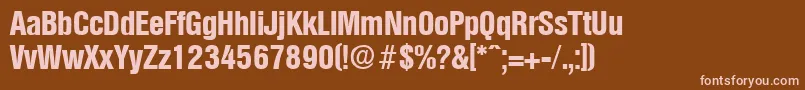 More about OlympiaBoldcond Font OlympiaBoldcond Font – Pink Fonts on Brown Background