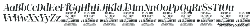 JaymontMei PERSONAL USE Font – Fonts for Corel Draw