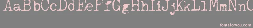 JCAguirrep   Old Type Font – Pink Fonts on Gray Background