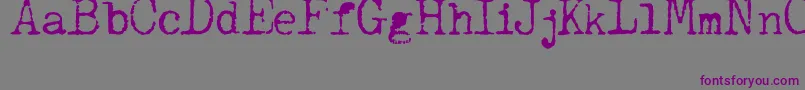 JCAguirrep   Old Type Font – Purple Fonts on Gray Background