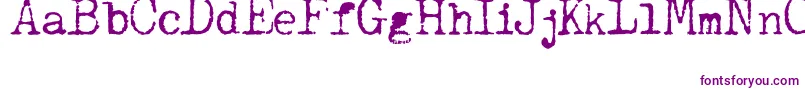 JCAguirrep   Old Type Font – Purple Fonts on White Background