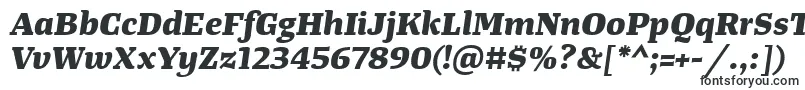 TangerserifwideExtrabolditalic-fontti – terävät fontit