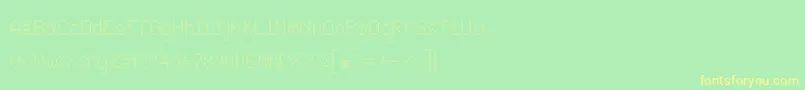 Шрифт jd arrowup – жёлтые шрифты на зелёном фоне