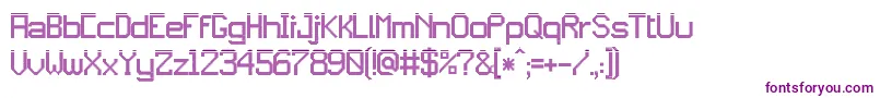 jd bagues Font – Purple Fonts on White Background