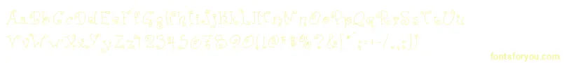 jd ducky-Schriftart – Gelbe Schriften