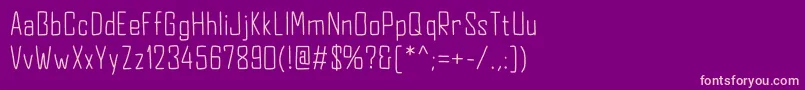 jd equinox Font – Pink Fonts on Purple Background
