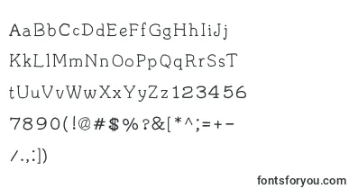 jd irregutype font – typewriter Fonts