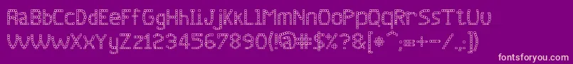 jd quadz Font – Pink Fonts on Purple Background
