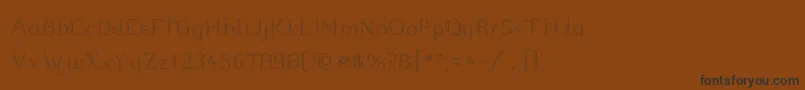 jd raw script Font – Black Fonts on Brown Background