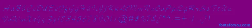 Weitere Informationen zur jd sketched-Schriftart jd sketched-Schriftart – Blaue Schriften auf violettem Hintergrund
