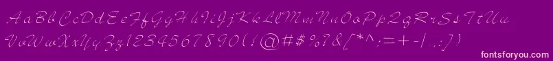 jd sketched Font – Pink Fonts on Purple Background