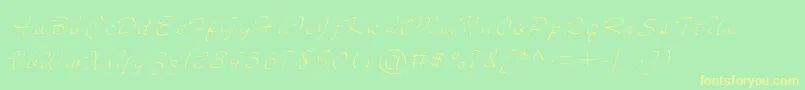 More about jd sketched Font jd sketched Font – Yellow Fonts on Green Background