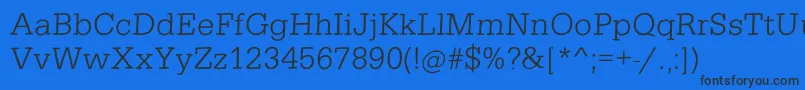 Cairotiquafsfreestyle Font – Black Fonts on Blue Background