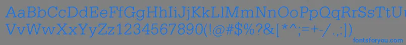 Cairotiquafsfreestyle Font – Blue Fonts on Gray Background