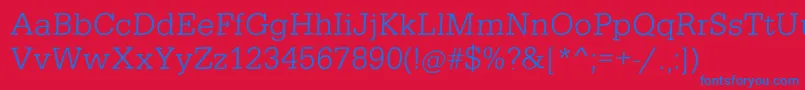 Cairotiquafsfreestyle Font – Blue Fonts on Red Background