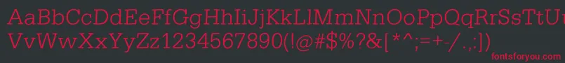 Cairotiquafsfreestyle Font – Red Fonts on Black Background