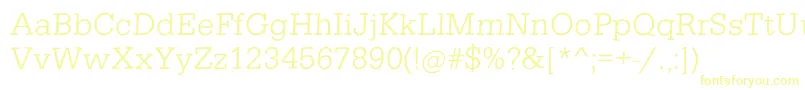 Cairotiquafsfreestyle Font – Yellow Fonts on White Background