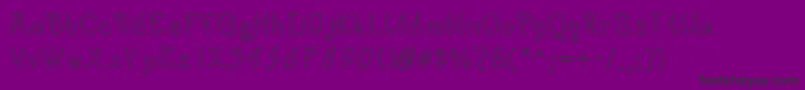 jd sophara-fontti – mustat fontit violetilla taustalla