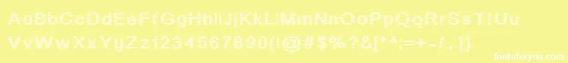 jd stripex Font – White Fonts on Yellow Background