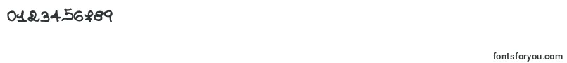 jd teresa-Schriftart – Schriften für Zahlen und Nummern