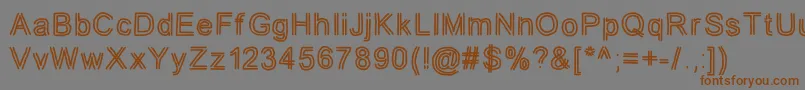 jd tuline Font – Brown Fonts on Gray Background