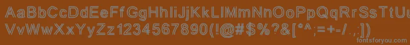 jd tuline Font – Gray Fonts on Brown Background