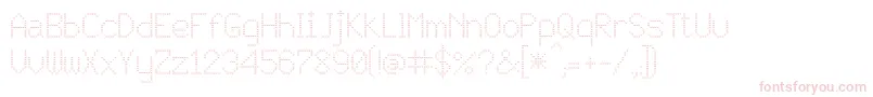 JD Vortex-Schriftart – Rosa Schriften auf weißem Hintergrund