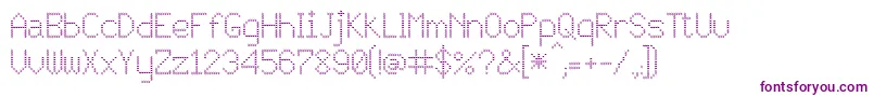 Шрифт JD Vortex – фиолетовые шрифты на белом фоне