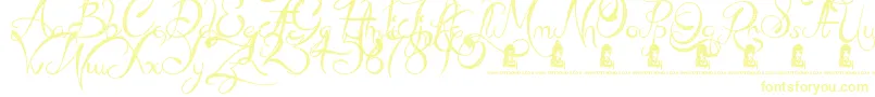 MadBeef-Schriftart – Gelbe Schriften
