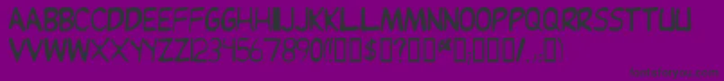 JEAND    Font – Black Fonts on Purple Background