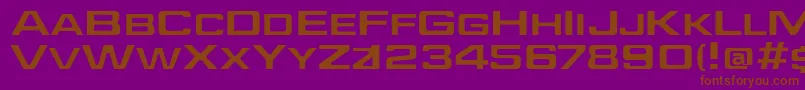 JEFFE    Font – Brown Fonts on Purple Background