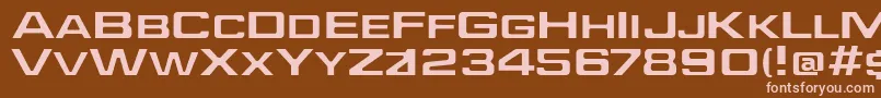 JEFFE    Font – Pink Fonts on Brown Background