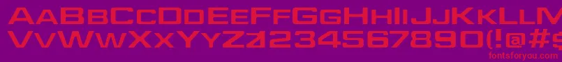 JEFFE    Font – Red Fonts on Purple Background