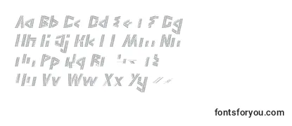 Überblick über die Schriftart JELANG Italic
