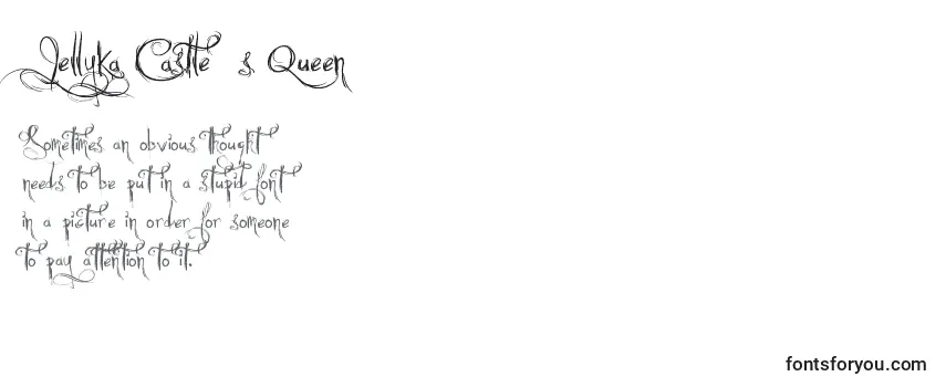 Schriftart Jellyka Castle  s Queen