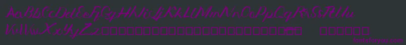 Jengmudy Font – Purple Fonts on Black Background