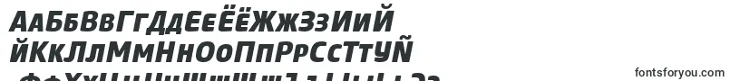 CoreSansMSc75ExtraboldItalic-fontti – venäjän fontit