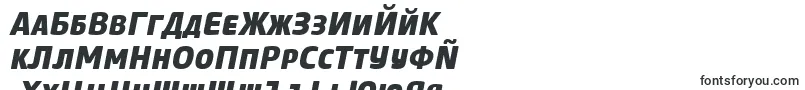 Шрифт CoreSansMSc75ExtraboldItalic – болгарские шрифты