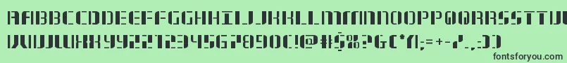 jetway Font – Black Fonts on Green Background