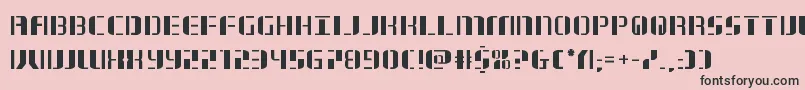 jetway Font – Black Fonts on Pink Background